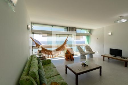 Sala de apartamento para alugar com 3 quartos, 140m² em Loteamento Joao Batista Juliao, Guarujá