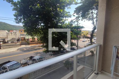 Varanda da Sala de apartamento à venda com 2 quartos, 52m² em Taquara, Rio de Janeiro