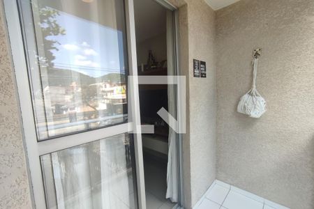 Varanda da Sala de apartamento à venda com 2 quartos, 52m² em Taquara, Rio de Janeiro