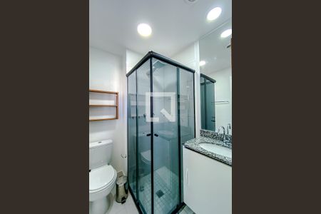 Banheiro  de apartamento para alugar com 1 quarto, 20m² em Brás, São Paulo