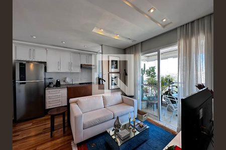 Sala de apartamento para alugar com 1 quarto, 39m² em Santo Amaro, São Paulo
