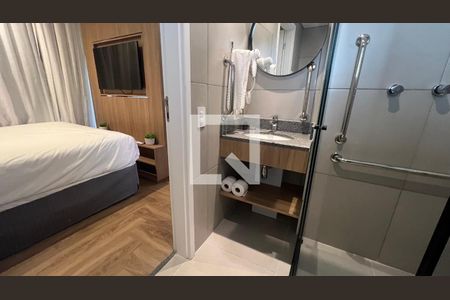 Studio para alugar com 39m², 1 quarto e sem vagaBanheiro da Suíte