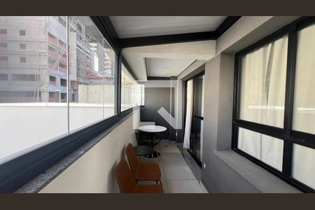 Studio para alugar com 39m², 1 quarto e sem vagaSacada