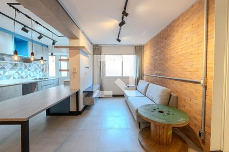 Sala de apartamento para alugar com 1 quarto, 45m² em Consolação, São Paulo