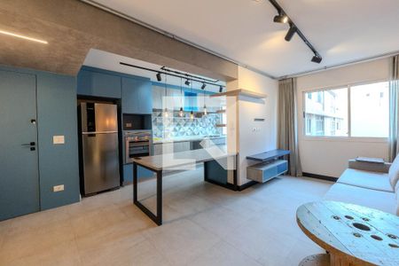 Sala de apartamento para alugar com 1 quarto, 45m² em Consolação, São Paulo