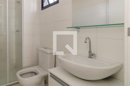 Banheiro de apartamento para alugar com 1 quarto, 25m² em Vila Buarque, São Paulo