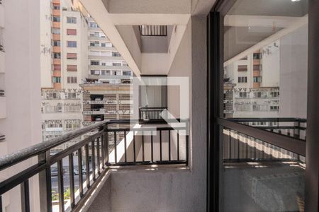 Sacada de kitnet/studio para alugar com 1 quarto, 22m² em Centro, São Paulo