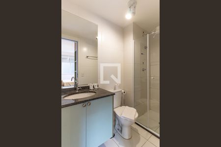 Studio à venda com 28m², 1 quarto e sem vaga Studio à venda com 28m², 1 quarto e sem vagaBanheiro