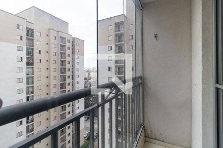 Varanda da Sala de apartamento para alugar com 2 quartos, 56m² em Vila Liviero, São Paulo