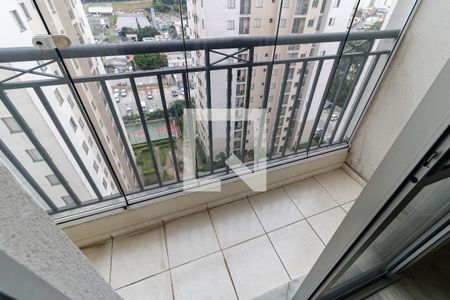 Varanda da Sala de apartamento para alugar com 2 quartos, 56m² em Vila Liviero, São Paulo