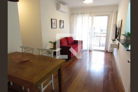 Sala de apartamento para alugar com 2 quartos, 61m² em Jardim Leonor, São Paulo