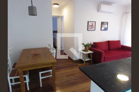 Sala de apartamento para alugar com 2 quartos, 61m² em Jardim Leonor, São Paulo