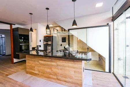 Sala cozinha de casa para alugar com 2 quartos, 80m² em Santa Rosa, Niterói