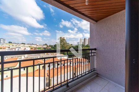 Varanda da Sala de apartamento para alugar com 3 quartos, 83m² em Vila Eldízia, Santo André