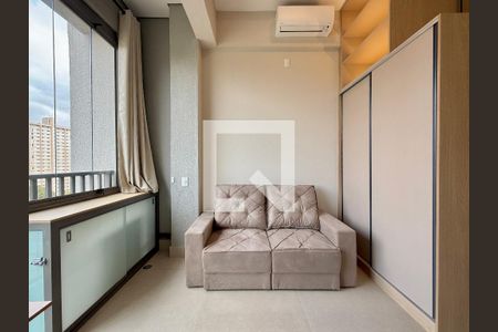 Sala de kitnet/studio para alugar com 1 quarto, 28m² em Jardim das Acacias, São Paulo