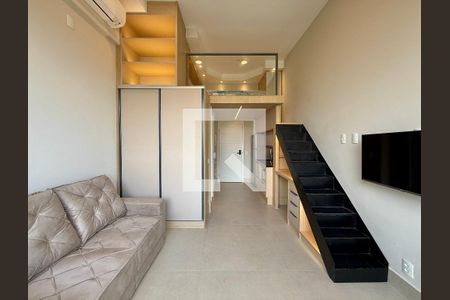 Sala de kitnet/studio para alugar com 1 quarto, 28m² em Jardim das Acacias, São Paulo