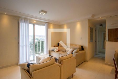 Sala de apartamento para alugar com 3 quartos, 72m² em Taboão, Diadema