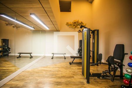 Apartamento para alugar com 25m², 1 quarto e sem vaga Apartamento para alugar com 25m², 1 quarto e sem vagaAcademia