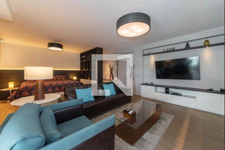 Sala de apartamento para alugar com 1 quarto, 67m² em Brooklin, São Paulo