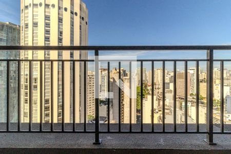 Varanda de kitnet/studio para alugar com 1 quarto, 22m² em República, São Paulo