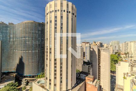 Vista do Studio de kitnet/studio para alugar com 1 quarto, 22m² em República, São Paulo