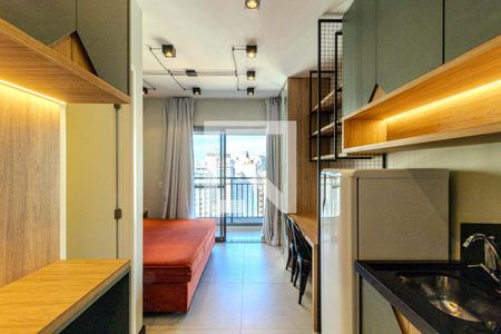 Studio de kitnet/studio para alugar com 1 quarto, 22m² em República, São Paulo