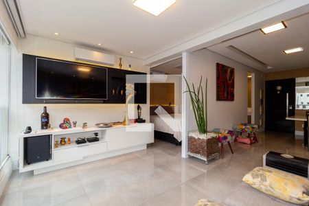 Sala de Estar/Varanda de apartamento para alugar com 1 quarto, 50m² em Jardim Anália Franco, São Paulo