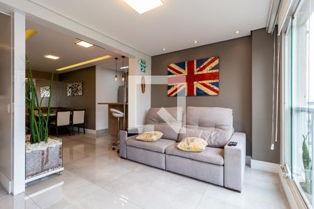 Sala de Estar de apartamento para alugar com 1 quarto, 50m² em Jardim Anália Franco, São Paulo