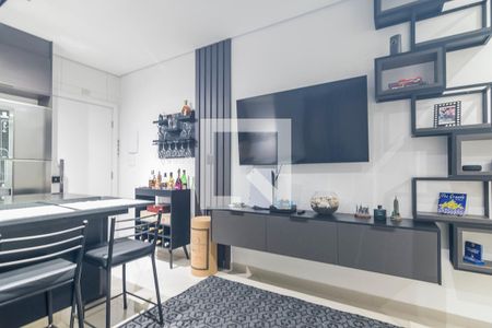 Sala de apartamento para alugar com 2 quartos, 120m² em Vila Camilópolis, Santo André