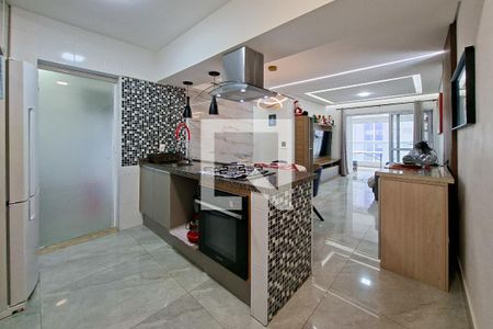 Sala de apartamento para alugar com 2 quartos, 80m² em Guilhermina, Praia Grande