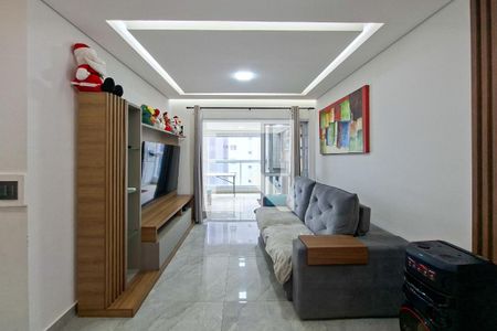 Sala de apartamento para alugar com 2 quartos, 80m² em Guilhermina, Praia Grande