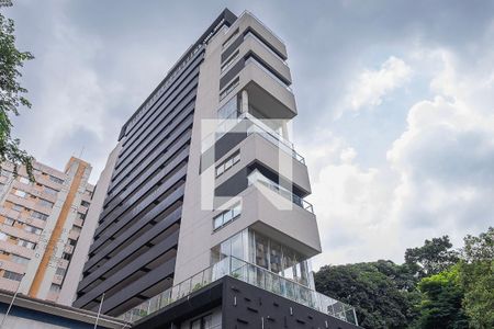 Studio à venda com 27m², 1 quarto e sem vaga Studio à venda com 27m², 1 quarto e sem vagaFachada