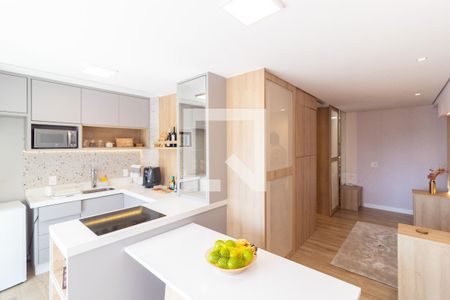 Apartamento à venda com 48m², 1 quarto e 1 vaga Apartamento à venda com 48m², 1 quarto e 1 vagaCozinha Americana