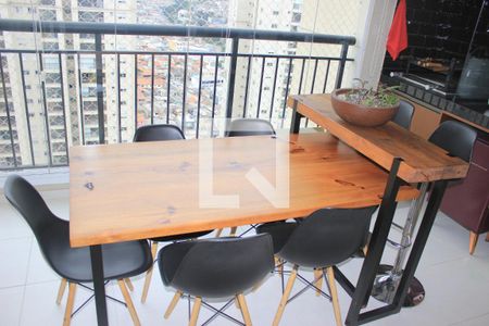 Varanda gourmet da sala de apartamento para alugar com 2 quartos, 87m² em Jardim Flor da Montanha, Guarulhos
