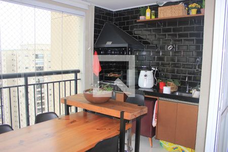 Varanda gourmet da sala de apartamento para alugar com 2 quartos, 87m² em Jardim Flor da Montanha, Guarulhos