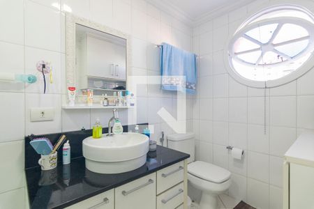 Banheiro da Suite de apartamento à venda com 3 quartos, 120m² em Jardim, Santo André