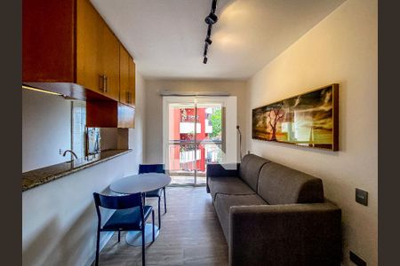 Sala de apartamento para alugar com 1 quarto, 48m² em Vila Nova Conceição, São Paulo