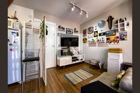 Studio à venda com 27m², 1 quarto e sem vagaCozinha 