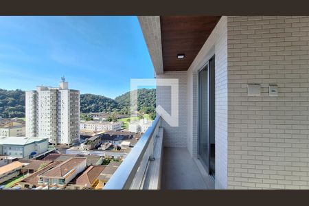 Varanda da Sala de apartamento para alugar com 1 quarto, 51m² em Canto do Forte, Praia Grande