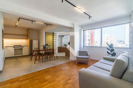 Sala de apartamento para alugar com 2 quartos, 80m² em Pinheiros, São Paulo