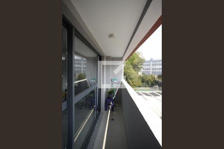 Studio à venda com 28m², 1 quarto e sem vagaVaranda