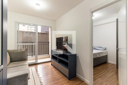 Sala de apartamento para alugar com 1 quarto, 27m² em República, São Paulo