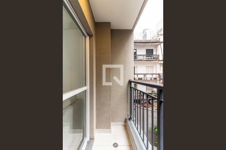 Varanda de apartamento para alugar com 1 quarto, 27m² em República, São Paulo