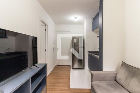 Sala de apartamento para alugar com 1 quarto, 27m² em República, São Paulo