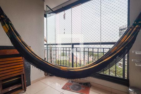 Varanda da Sala de apartamento à venda com 2 quartos, 64m² em Jardim Parque Morumbi, São Paulo