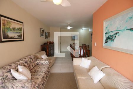 Sala de apartamento para alugar com 3 quartos, 85m² em Balneario Cidade Atlantica, Guarujá