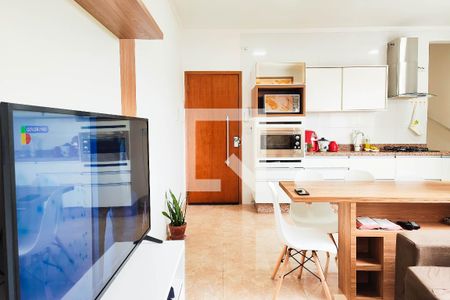 Sala de apartamento à venda com 2 quartos, 100m² em Campestre, Santo André