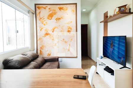 Sala de apartamento à venda com 2 quartos, 100m² em Campestre, Santo André