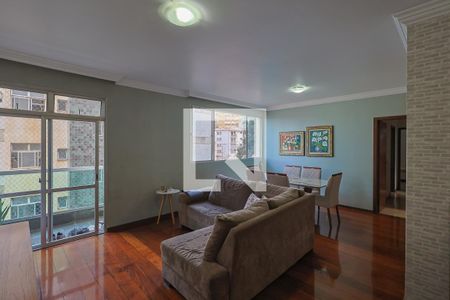 Sala de apartamento à venda com 3 quartos, 115m² em Gutierrez, Belo Horizonte