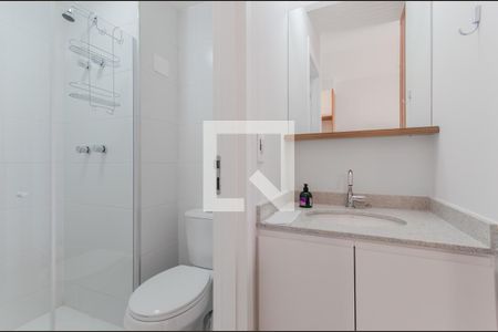 Banheiro de kitnet/studio para alugar com 1 quarto, 25m² em Vila Mariana, São Paulo